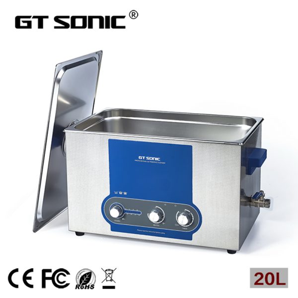 BAÑO ULTRASONIDO 20LTS POTENCIA AJUSTABLE MED INTER 50X30x15CM 20-80ºC GTSONIC P20