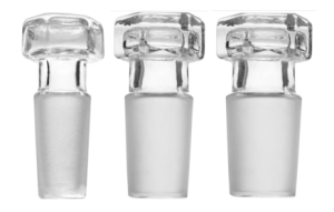 TAPA DE VIDRIO ESMERILADA HEXAGONAL BASE PLANA ESMERILADO 27/29 EISCO