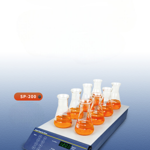 AGITADOR MAGNETICO 8 POSICIONES (400ML C/U), VELOCIDAD 200 A 1200RPM VMTECH SP-200