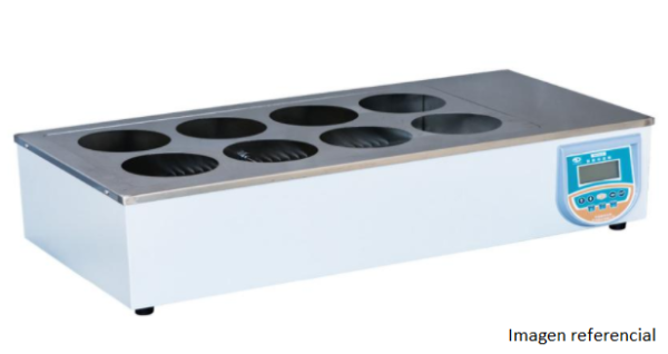 BAÑO TERMOREGULADO CAP. 8 TUBOS 100ML 220VOLTS LK INDUSTRIES 08220TH