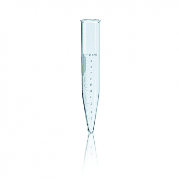 TUBO CENTRIFUGA 10ML GRAD 0.1 BLANCA LARGO 108MM KIMAX KIMBLE 45165-10 UN