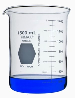 VASO GRAD DE VIDRIO F/BAJA PP 1000ML ASTM E438 KIMBLE 14000-1000