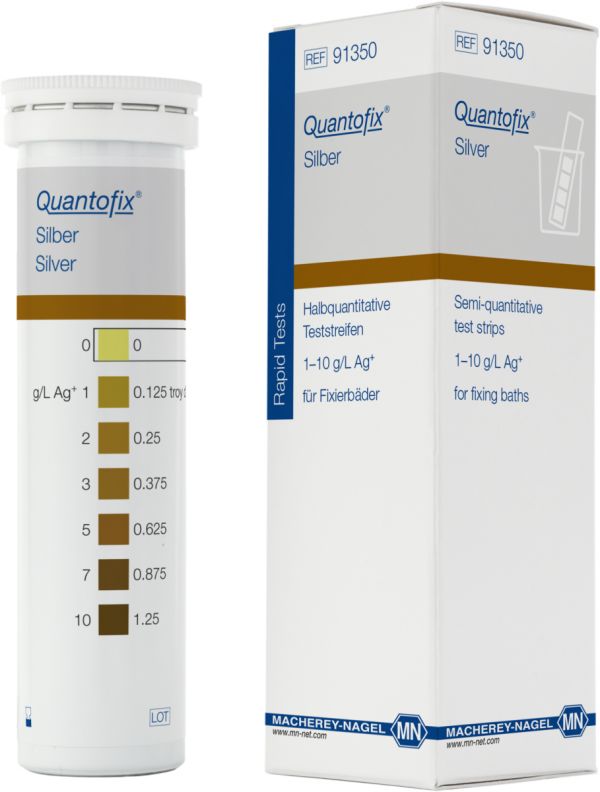 QUANTOFIX TERMINACION SEMICUANTITATIVA PLATA TIRAS 6 X 95MM MACHEREY NAGEL 100 UN 91350
