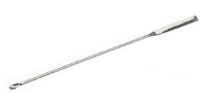 MICROESPATATULA ACERO INOX 180MM L LADO CUCH 9MML X 5MM ANCHO LADO ESPAT 45MM L BOCHEM 3341