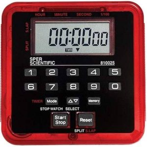 CRONOMETRO Y TIMER RES 1/100 SPER SCIENTIFIC UN 810025R