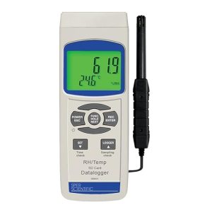 MEDIDOR DE HUMEDAD Y TEMPERATURA CON SONDAS DATALOGER SPER SCIENTIFIC 1 UNIDAD 800022