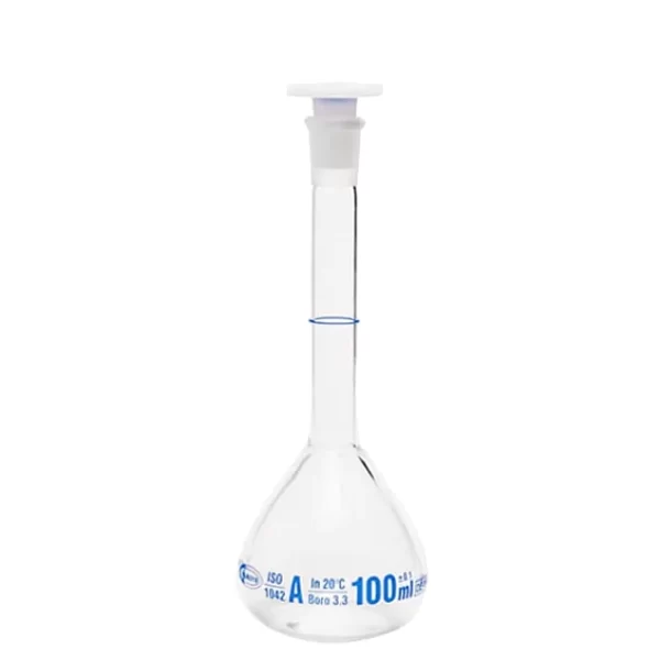 MATRAZ AFORADO 100ML C/TAPA VIDRIO CLASE A BOMEX