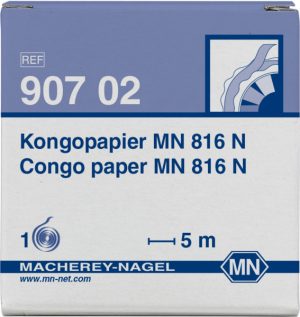 PAPEL CONGO MN 816N RNG PH 3.0 - 5.0 ROLLO 5 MT x 7 MM SENS NORMAL MACHEREY NAGEL ROLLO 90702