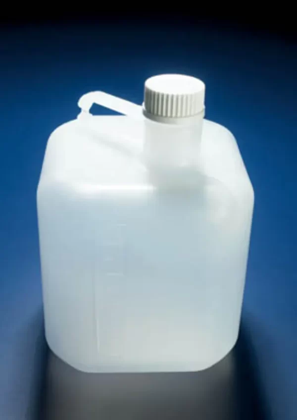 BIDON PLASTICO PP 20LT GRAD. EN RELIEVE C/ASA Y TAPA ROSCA AZLON UN BNP20B