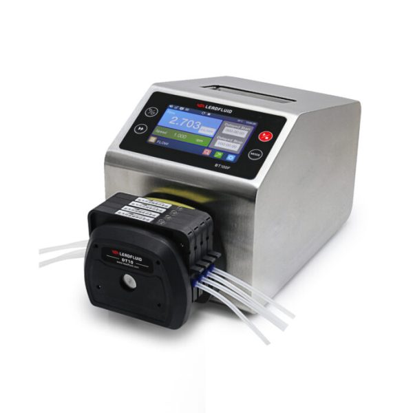 BOMBA PERISTALTICA TOUCH C/CABEZAL YT25 VEL. 0,1 A 150RPM, FLUJO MAX. 720ML/MIN. LEAD FLUID BT100F+Y