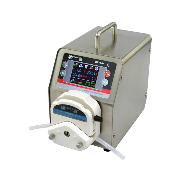 BOMBA PERISTALTICA PANT. TOUCH C/CABEZAL VEL. 0,1 A 150RPM, FLUJO MAX. 420ML/MIN. LEAD FLUID BT100F