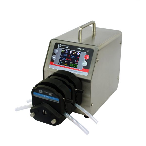 BOMBA PERISTALTICA PANT. TOUCH C/CABEZAL VEL. 0,1 A 150RPM, FLUJO MAX. 420ML/MIN. LEAD FLUID BT100F - Imagen 5