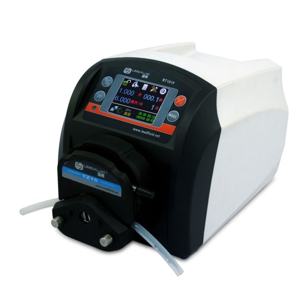 BOMBA PERISTALTICA TOUCH C/CABEZAL, VELOCIDAD 0,1 A 150RPM, FLUJO MAX. 420ML/MIN. LEAD FLUID BT101F