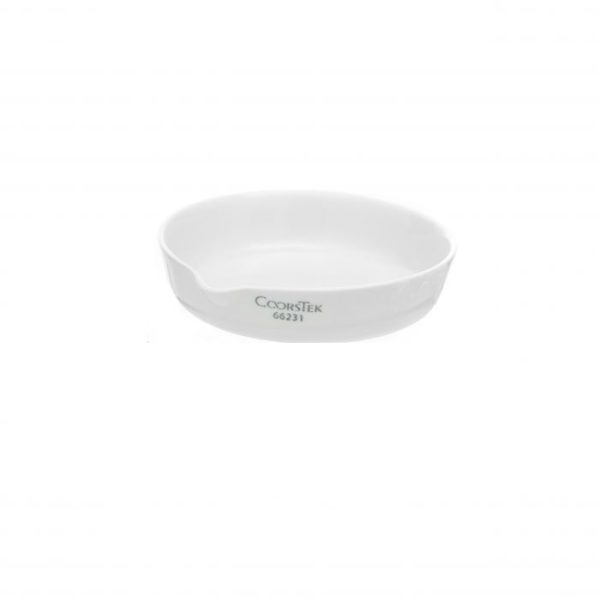 CAPSULA PORCELANA 70ML 75MM DIAM X 30 MM ALT COORSTEK UN 60197