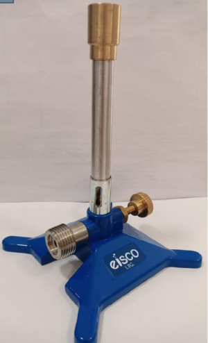 MECHERO BUNSEN GAS NATURAL CON LLAVE DE CORTE Y ROSCA 1/2" EISCO CH0993NGTHRD