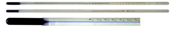 TERMOMETRO ASTM 120C ALCOHOL AZUL INMER T 38.6§ A 41.4§C DIV 0.05§C LARGO 310MM THERMCO ACC120CBLS