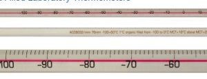 TERMOMETRO DE VIDRIO ALCOHOL ROJO -35øC A 50øC ESCALA 1øC INME P 76MM THERMCO UN