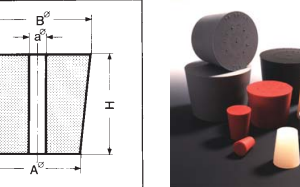 TAPON DE SILICONA BLANCO MEDIDAS 10.5 X 14.5 X 20 MM DEUTSCH & NEUMANN 1 UNIDAD 1010510