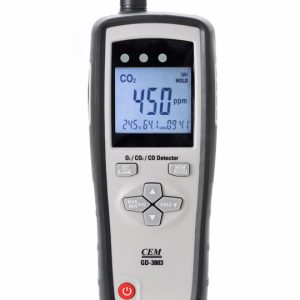 ANALIZADOR DE GASES MULTIPARAMETRO BATERIA RECARGABLE CEM GD-3803