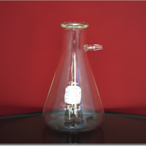 MATRAZ KITASATO DE VIDRIO 250ML OBEROI GLASS UN