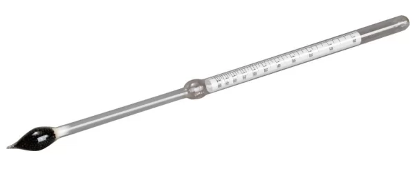 HIDROMETRO DOBLE ESCALA BAUME-GRAV ESP. 64 A 72% 1.800-2.000 DIV. 0.005 150MM THERMCO UN GW2552DS