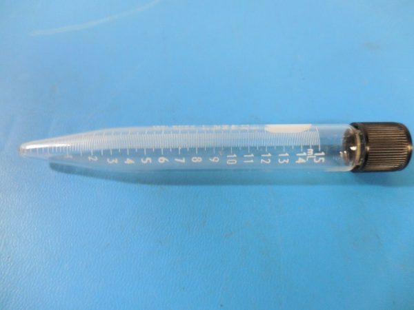 TUBO CENTRIFUGA 15ML GRAD 0.1 TAPA ROSCA ASTM E438 KIMAX KIMBLE 1 UN 45166-15