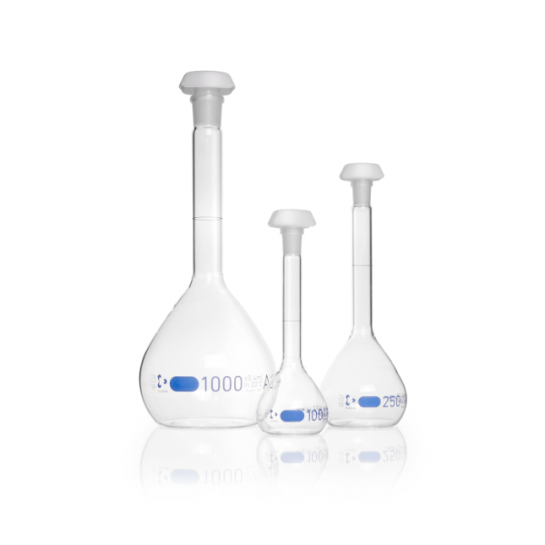 MATRAZ AFORADO 1000ML CLASE A C/TAPA VIDRIO Nø22 USA CERTIFICADO KIMBLE 28017-1000