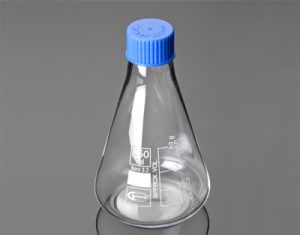 M. ERLENMEYER 100ML ESM. C/TAPA DE VIDRIO BOMEX UN BO-1122-100ML