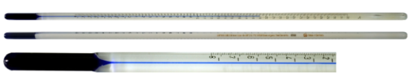 TERMOMETRO INCUBADORA COLIFORMES ALCOHOL AZUL RNG 34,5 A 46øC EN 0,1øC L 237MM INMER 76MM THERMCO UN