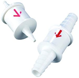 VALVULA ANTIRRETORNO PARA MANGUERA DIAM. 2 A 9MM TEMP. 0-40§C AZLON UN NWH902P