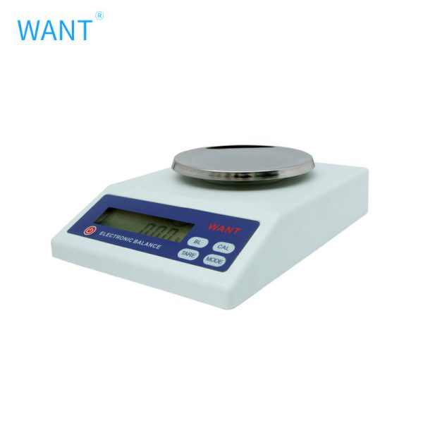 BALANZA DIGITAL CAP. 600 GR. EN 0.01G, PLAT DIA 13CM DISPLAY LCD WANT BALANCES