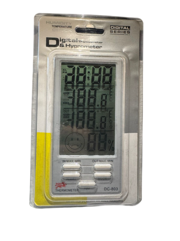 TERMOHIGROMETRO DIGITAL MEMORIA MAX/MIN VMTEMP DC-803