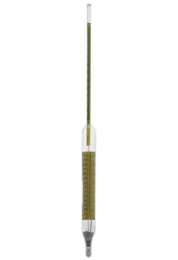 HIDROMETRO GRAV. ESP. 0.760 A 0.830 DIV 0,0005 LARGO 300 MM THERMCO 1 UNIDAD GW2556