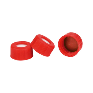 TAPA ROSCA PTFE ROJA SEPTA PARA VIAL 2ML V927 VMTEMP SC9291 100 UN