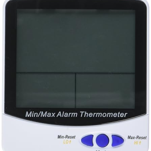 TERMOMETRO DE REGISTRO MIN-MAX DE -50 A 70°C CERTIFICADO CON ALARMA THERMCO UN