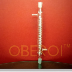 CONDENSADOR GRAHAM 300 MM LARGO SIN ESMERILAR (SERPENTIN) OBEROI GLASS UN