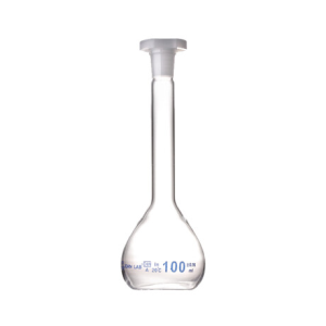 MATRAZ AFORADO 100ML C/TAPA PLAST.CLASE A 14/23 VMGLASS 1A100