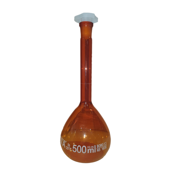MATRAZ AFORADO AMBAR 250ML C/TAPA PLASTICA VMGLASS 2A250