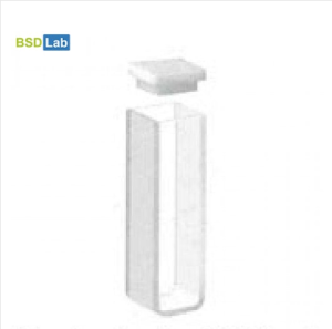 CUBETA DE VIDRIO 35ML C/TAPA P/ESPECTROFOTOMETRO 45X12.5X102.5. 100MM BSDLAB PACK 2 UNIDADES OG-9