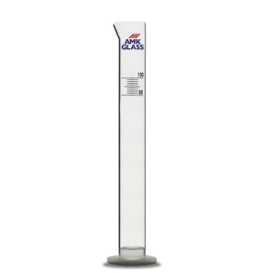 PROBETA CON BASE ASTM D86 100ML AMK GLASS AST86-6B
