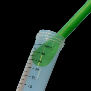 ESPATULA CUCHARA PLASTICA VERDE DESECHABLE 31CM SCIENCEGEAR UN