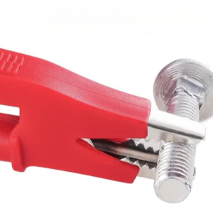 CABLE PINZA CONECTOR T BANANA COLOR ROJO SIWAY UN