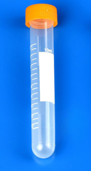 TUBO CENTRIFUGA GRAD 10ML TAPA ROSCA NARANJA F/REDONDO 100 UN HAIMEN SHENGBANG HX-B12