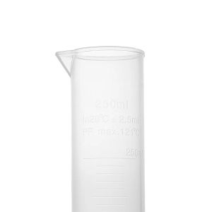 PROBETA PLASTICA 250ML GRAD EN RELIEVE HAIMEN SHENGBANG UN