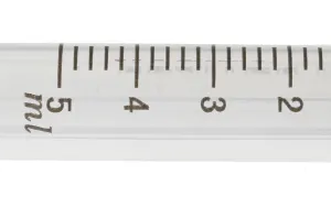 JERINGA PLASTICA 5 ML LUER SLIP S/GOMA ESPECIAL SOLVENTES NATIONAL SCI UN