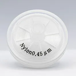 FILTRO JERINGA NYLON PORO 0.45UM DIAM 25MM MEMBRANE SOLUTIONS 100 UN