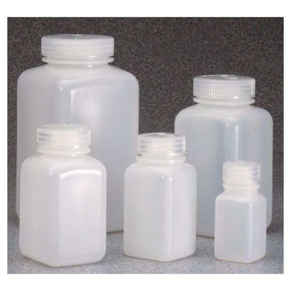 BOTELLA POLIETILENO CUADRADA B/ANCHA 500ML T/ROSCA VMTEMP UN