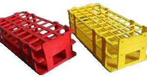 GRADILLA PLAST. P/TUBO ENSAYO 13MM COLORES 90 POS. SILVERADO 1213-90