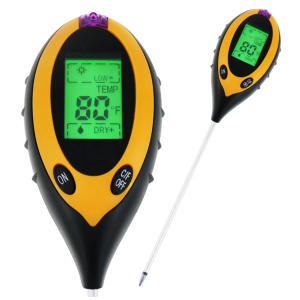 MEDIDOR PARA SUELO 4 EN 1 TEMPERATURA, HUMEDAD, PH, LUZ SOLAR VMTEMP AMT300