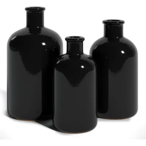 BOTELLA DBO 300ML CUBIERTA PVC NEGRO C/TAPA SIN GRAD. KIMAX KIMBLE 227667 UN